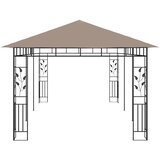  Sjenica s mrežom protiv komaraca 6x3x2,73 m smeđe-siva 180 g/m² | shoptok.hr