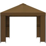 Gazebo 3 x 3 m Sivosmeđa Poliester i čelik 190 gsm | Eponuda.ba