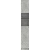  Kopalniška omarica betonsko siva 32x25,5x190 cm iverna plošča, (20579993) | Shoptok.si