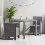  Vrtni set za objed 3 kom. Siva Polipropilen | shoptok.hr