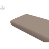 MimiNu pamučna šifon plahta s elastičnom trakom 120x60 cm - Mokka Cijene