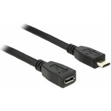 Delock podaljšek USB Mikro B-m Mikro B-ž 1m črn 83248, (21382470) | Shoptok.si