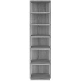  Stalak za cipele siva boja hrasta sonome 27,5x27x102 cm drveni | shoptok.hr