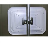  Prometno ogledalo z univerzalnim držalom, pravokotno, VxŠxG 400 x 600 x 50 mm | Shoptok.si