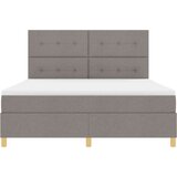  Posteljni okvir z vzmetnico Taupe Blago 180 x 200 cm, (22067109) | Shoptok.si