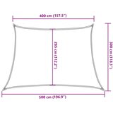  Jedro za zaštitu od sunca 160 g/m² svjetlozeleno 4/5 x 3 m HDPE | shoptok.hr