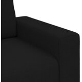  Dvosjed Kauč Crni 160x77x82 cm Tkanina | shoptok.hr