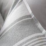 Bianca Siva flanelska posteljina za krevet za jednu osobu 135x200 cm Ticking Stripe – | shoptok.hr