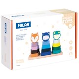 MILAN Drvena edukativna igra Animal Towers | shoptok.hr