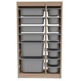 Hanah home Montana Xs 2D4N8U višenamjenska komoda, 69 x 112,2 x 29,6 cm, smeđe-siva | Eponuda.ba