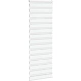 vidaXL Zebra senčilo bela 80x200 cm tkanina širina 75,9cm poliester | Shoptok.si