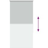 Rolo zavjesa Blackout svijetlo siva 75x130 cm Širina tkanine | shoptok.hr