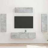 TV ormar 5 pcs Betonski sivi | shoptok.hr