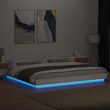  Okvir kreveta LED bijeli 200 x 200 cm konstruirano drvo | Eponuda.com