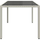  Stol za vrt Bijelo 190 x 90 x 75 cm poliratan | shoptok.hr