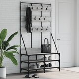 vidaXL Stalak za odjeću i cipele boja hrasta 100 x 40 x 184 cm Cijene