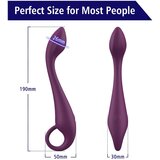 Aixiasia Lotty - punjivi, vodootporni vibrator G-točke (ljubičasti) | shoptok.hr