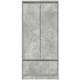 vidaXL Ormarić s ladicom beton sivi 55,5x34x119,5 cm konstruirano drvo | shoptok.hr