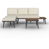 Bessagi Garden lounge garnitura sallie, svetlo siva, 3-Delno | Shoptok.si