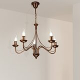  Luster na lancu ANTON 5xE14/15W/230V bronzan | Eponuda.com
