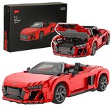 Lean_Toys Kocke za sestavljanje AutoRC 1:14 Audi R8 Spyder 1440 Elements Rastar 93800 Cene