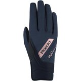 Roeckl Zimske jahalne rokavice WAREGEM, črne/bakrene - 6 | Shoptok.si