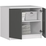 AKORD Star Nadgradna Omarica Za Garderobno Omaro, 2 Vrata, Bela/Siva, (5000331740) | Shoptok.si