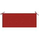  Zložljiva vrtna klop z blazino 118 cm bambus, (20803963) | Shoptok.si