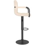 vidaXL Barski stolček krem blago, (20968207) | Shoptok.si