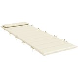  Jastuk za ležaljku krem 180x60x4 cm od tkanine Oxford | shoptok.hr