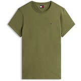 Tommy Jeans Majica temno zelena Cene