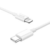 hoco. Podatkovni kabel Swift PD (X36) – USB Type-C na Lightning, 18W, 3A, 1.0m – bel | Shoptok.si