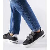 Gemre Black velcro sneakers Paré - white sole | ePonuda.com