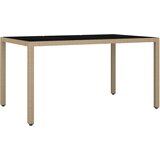  5-dijelni vrtni bistro set od poliratana s jastucima bež | shoptok.hr