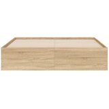  Okvir za krevet s ladicama boja hrasta 140x200 cm drveni | shoptok.hr