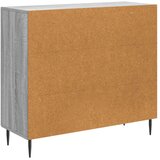  Strani šal Siva Sonoma 89 x 34,5 x 80 cm Inženirski les, (5000217845) | Shoptok.si