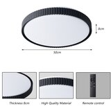Brilagi LED prigušiva stropna svetiljka CORVO LED/72W/230V 3000-6000K crna prečnik 50 cm + daljinski upravljač | Eponuda.com