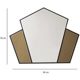 Hanah home Ogledalo Selfish, 95x76 cm, Crno | Eponuda.com