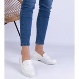 D/CEO marka niezdefiniowana White patent leather women's oxford shoes Eledia | ePonuda.com