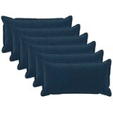 Presvlaka za jastuk 6 kom. HOUTEN Plava 40 x 70 cm - Dizajn s paspulom Plava 6 | shoptok.hr