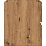 vidaXL Kopalniška omarica artisan hrast 60x38,5x45 cm inženirski les | Shoptok.si