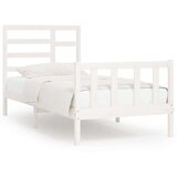  Posteljni okvir bel iz borovine 90x200 cm, (20684609) | Shoptok.si
