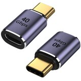 INF Adapter TYPE-C ženski na TYPE-C moški ravni adapter, komplet 2, (5000291590) | Shoptok.si