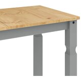  Blagovaonski stol Corona sivi 112x60x75 cm od masivne borovine | shoptok.hr
