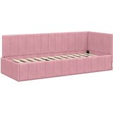  Kutni okvir kreveta Ružičasta 80 cm x 200 cm Baršun | shoptok.hr