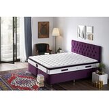 Hanah home Purple Double Size Padded Soft Mattress Belo - Ljubičasti (480NRN1256)dušek