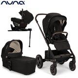 Nuna® otroški voziček 4v1 mixx™ next + pipa™ next caviar + isofix baza next | Shoptok.si
