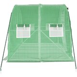  Staklenik s čeličnim okvirom zeleni 6 m² 3 x 2 x 2 m | shoptok.hr
