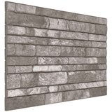  Zidne panele 10 pcs Tamnosiva 100 x 50 cm EPS pjena - Tamnosiva | shoptok.hr