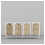 Hanah home komoda breda white sapphire oak